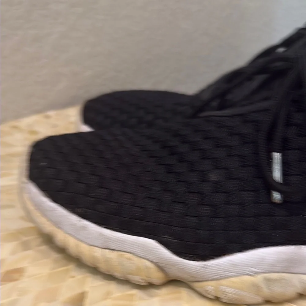 Jordan Future low Men's Black Woven Sneakers size 10.5